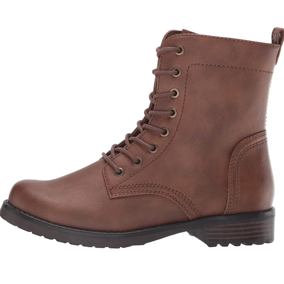Women's Lace Up Combat Boot - Picture 6 of 8